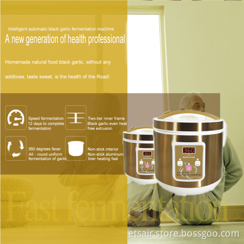 Anti-aging Crazily Delicious Hot Selling Fermenter for Garlic, Family-use Pot to Make Black Garlic